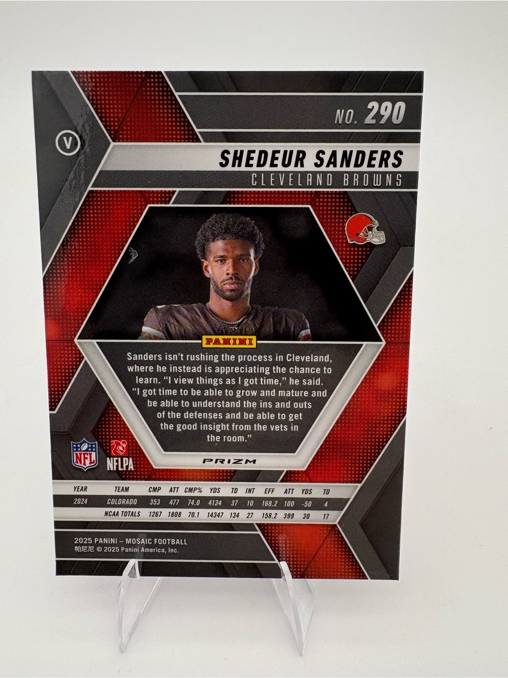 Shedeur Sanders Browns 3-Card Lot 🔥 Pink Prizm / Green Rated Rookie / Insert 🔥 - Picture 3 of 7
